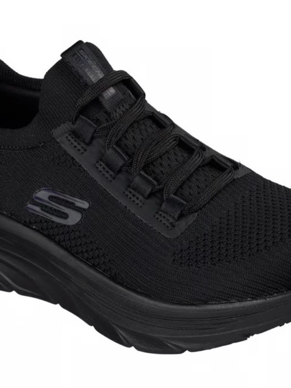 Skechers Black Slip-On Knit Athletic Sneaker New in box